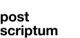 Postcriptum logo